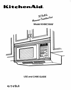 Handleiding KitchenAid KHMC106WAL0 Magnetron