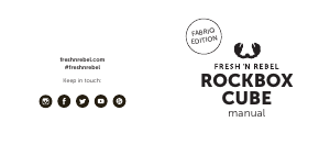 Instrukcja Fresh'n Rebel Rockbox Cube Głośnik