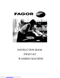 Bruksanvisning Fagor FWM714iT Tvättmaskin