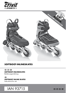 Bedienungsanleitung Crivit IAN 93715 Inline skates