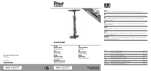 Bedienungsanleitung Crivit IAN 22377 Fahrradpumpe