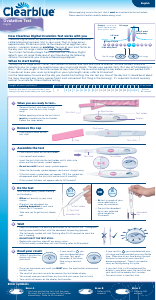 Handleiding Clearblue Digital Ovulatietest