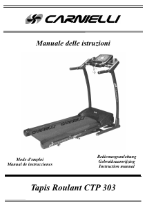 Handleiding Carnielli CTP 303 Loopband