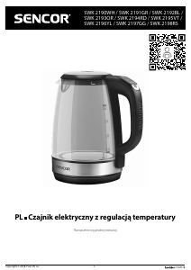 Instrukcja Sencor SWK 2191GR Czajnik