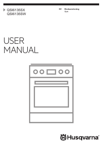 Bruksanvisning Husqvarna QSI6135SX Spis