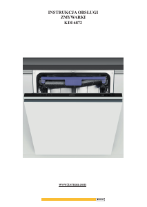 Manual Kernau KDI 6872 Dishwasher