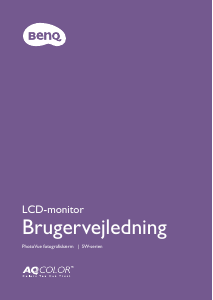 Brugsanvisning BenQ SW321C LCD-skærm