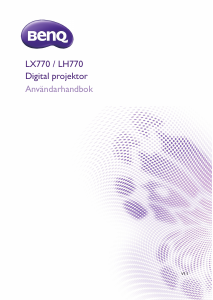 Bruksanvisning BenQ LH770 Projektor