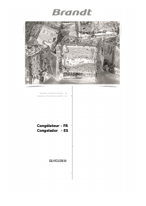 Manual de uso Brandt BU4510NW Congelador
