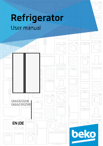 Bedienungsanleitung BEKO GN162331ZXB Kühl-gefrierkombination