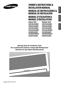 Bruksanvisning Samsung US12ABMC Luftkonditionering