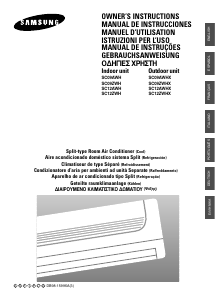 Bruksanvisning Samsung SC09AWHX Luftkonditionering