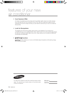 Bruksanvisning Samsung AS36UGAN Luftkonditionering