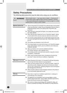 Bruksanvisning Samsung AQ24FCN Luftkonditionering
