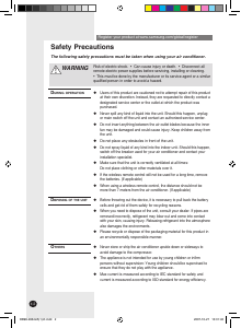 Bruksanvisning Samsung AQ18FCN Luftkonditionering