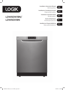 Manual Logik LDW60W18N Dishwasher