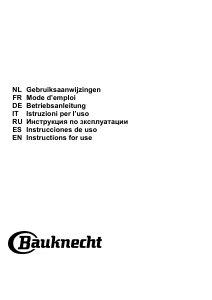 Руководство Bauknecht DBHBS 92C LT X Кухонная вытяжка