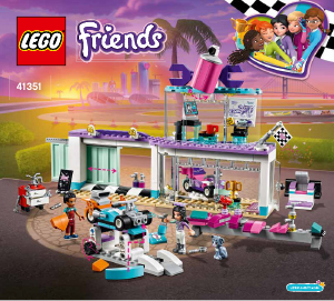 Käyttöohje Lego set 41351 Friends Luova tuunausautokorjaamo