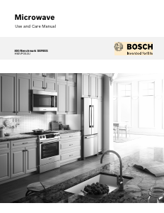 Manual de uso Bosch HMVP053U Microondas