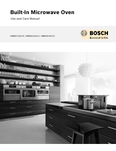 Manual de uso Bosch HMB50152UC Microondas