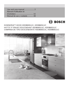 Handleiding Bosch HDD86051UC Afzuigkap