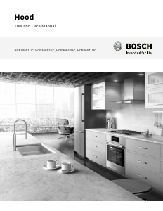 Manual Bosch HCP86641UC Cooker Hood