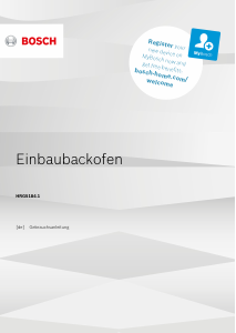 Bedienungsanleitung Bosch HRG5184S1 Backofen