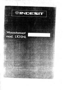 Handleiding Indesit L 10 S NL Wasmachine