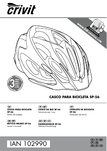 Manual de uso Crivit IAN 102990 Casco bicicleta