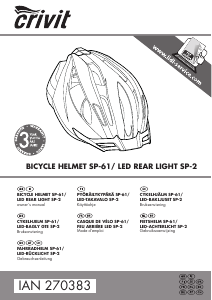 Bedienungsanleitung Crivit IAN 270384 Fahrradhelm