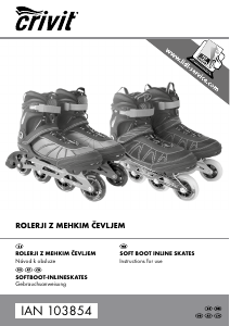 Bedienungsanleitung Crivit IAN 103854 Inline skates