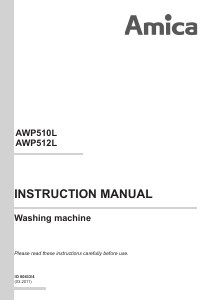 Handleiding Amica AWP512L Wasmachine