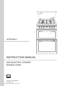 Manual Amica AFD6550BL Range