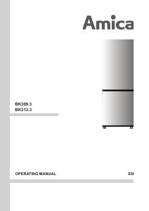 Handleiding Amica BK313.3 Koel-vries combinatie