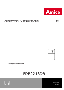 Handleiding Amica FDR2213DB Koel-vries combinatie