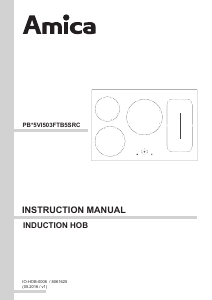 Handleiding Amica PI7551RSTF Kookplaat