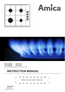 Handleiding Amica PGZ6311 Kookplaat