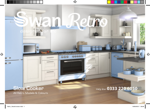 Bruksanvisning Swan SF17031GN Slow cooker