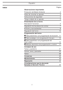 Manual de uso Balay 3HM508X Horno