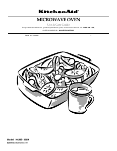 Bruksanvisning KitchenAid KCMS1555RSS0 Mikrovågsugn
