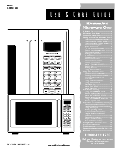 Manual de uso KitchenAid KCMC155JBT0 Microondas