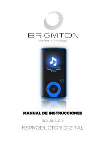 Manual de uso Brigmton BPA-81-Y Reproductor de Mp3
