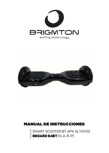 Handleiding Brigmton BBOARD-64BT-R Hoverboard