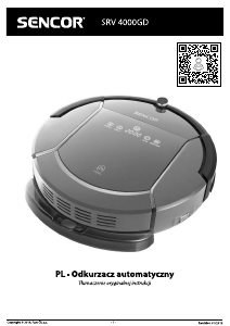 Instrukcja Sencor SRV 4000GD Odkurzacz