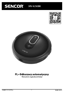 Instrukcja Sencor SRV 6250BK Odkurzacz