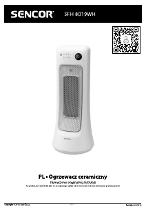 Instrukcja Sencor SFH 8019WH Ogrzewacz