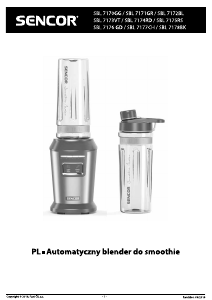 Instrukcja Sencor SBL 7174RD Blender