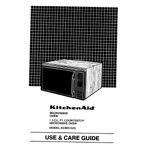 Bruksanvisning KitchenAid KCMS132S1 Mikrovågsugn