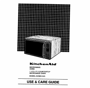 Manual KitchenAid KCMS132S2 Microwave