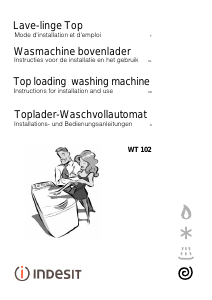 Bedienungsanleitung Indesit WT 102 Waschmaschine